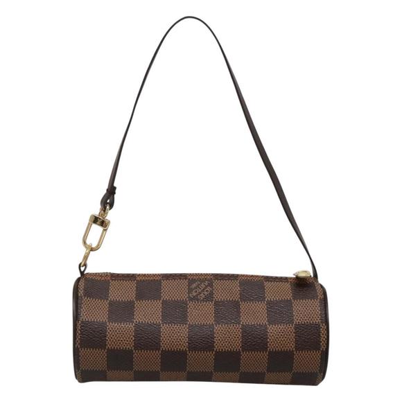 LOUIS VUITTON Damier Ebene Papillon Pouch LV Auth 130869 - Picture 2 of 16